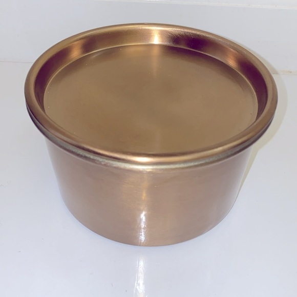 Hearth & Hand brass lidded 20 OZ. Pampas scented candle. 5”by3”. - Picture 1 of 8